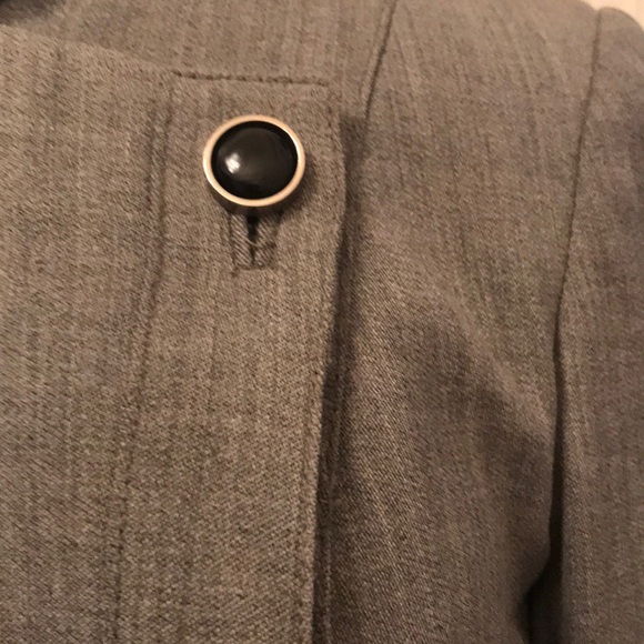 93 Karen  Nicole New York Vintage fur trimmed jacket sz 6 p2p 16 - Picture 3 of 11